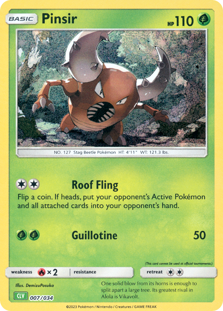 Pinsir Pokémon Trading Card Game Classic—Venusaur SET-007