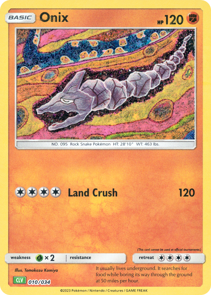 Onix Pokémon Trading Card Game Classic—Venusaur SET-010