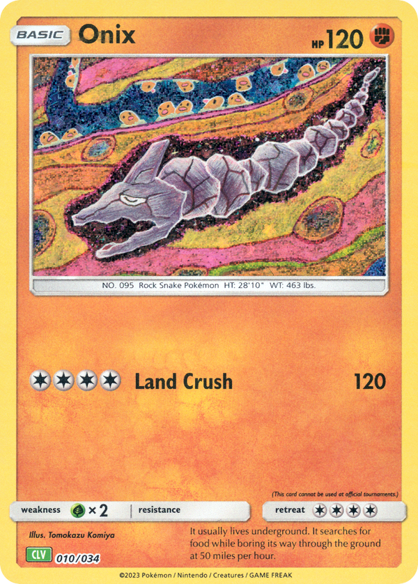 Onix Pokémon Trading Card Game Classic—Venusaur SET-010