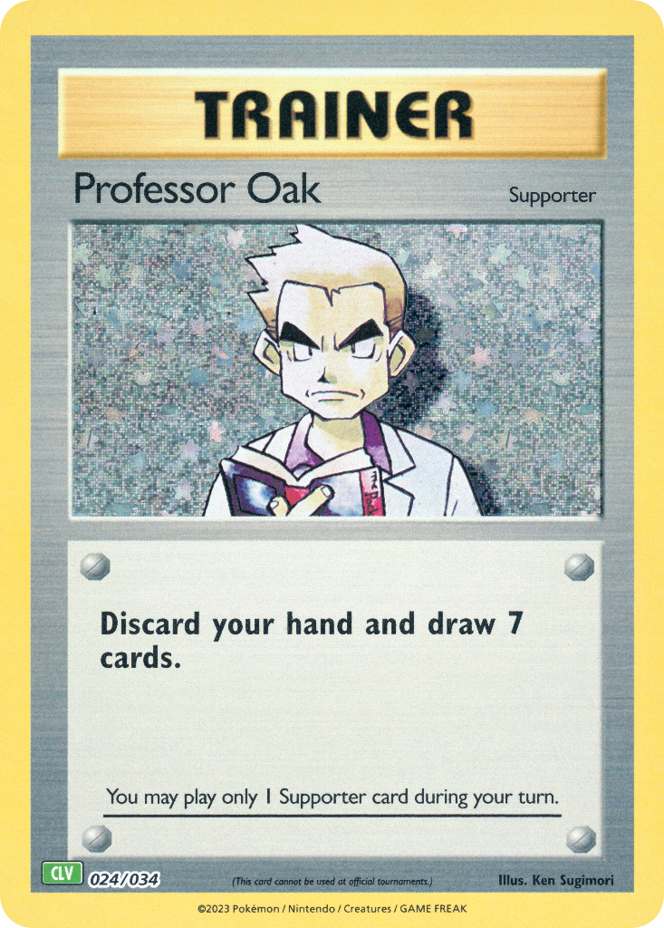 Professor Oak Pokémon Trading Card Game Classic—Venusaur SET-024