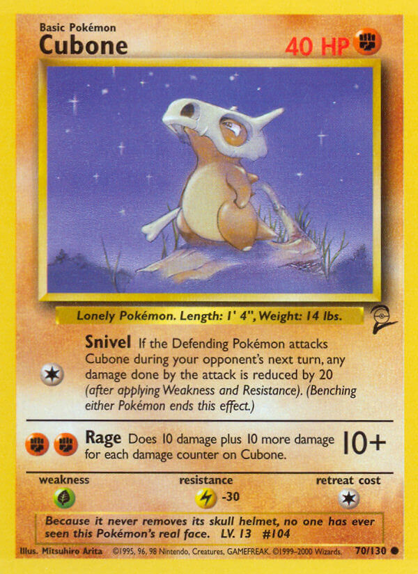 Cubone Base Set 2 SET 2-70