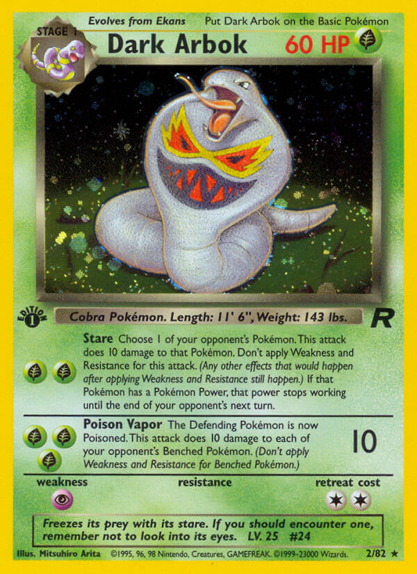 Dark Arbok Team Rocket SET-2