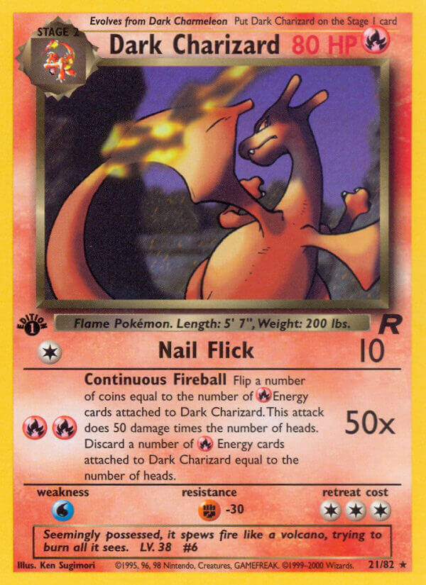 Dark Charizard Team Rocket SET-21