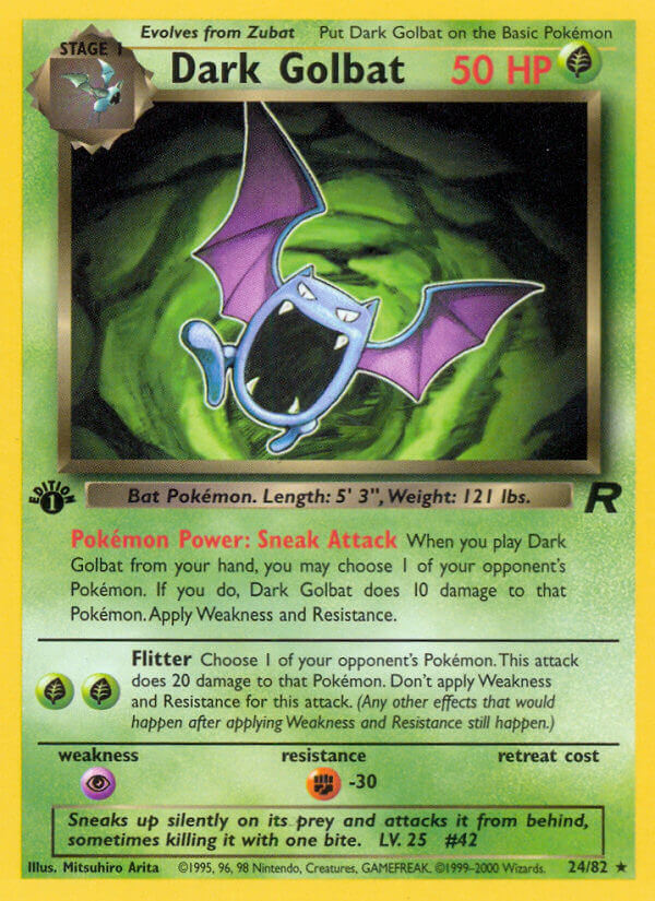 Dark Golbat Team Rocket SET-24