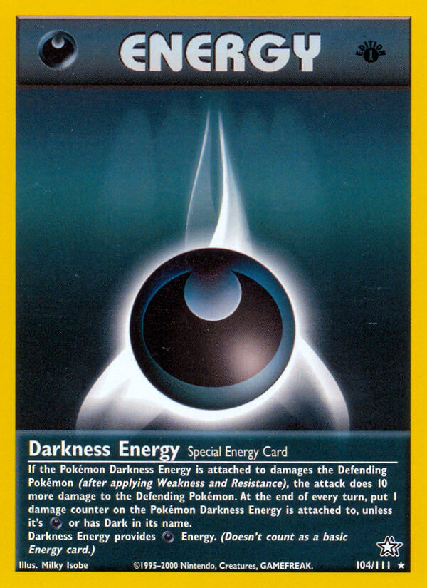 Darkness Energy Neo Genesis SET-104