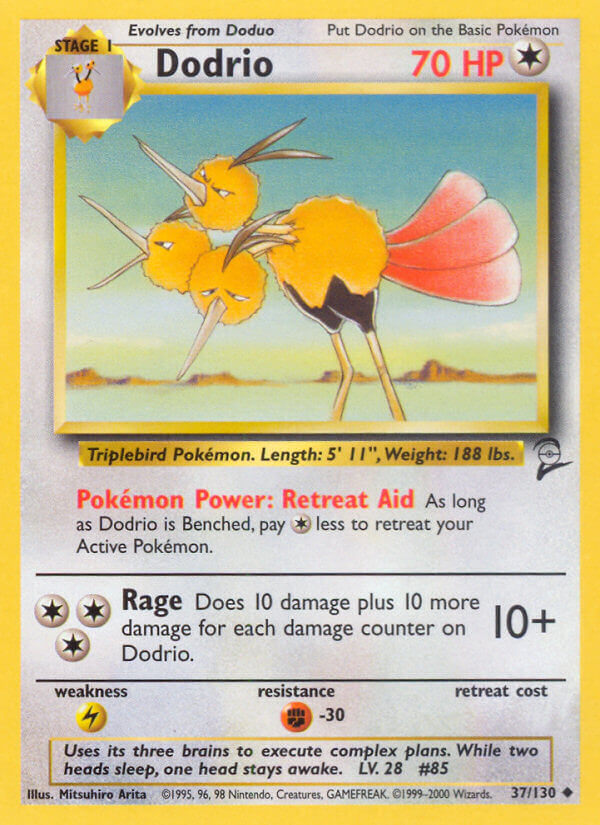 Dodrio Base Set 2 SET 2-37