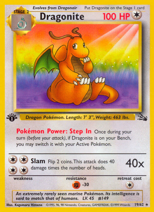 Dragonite Fossil SET 2-19