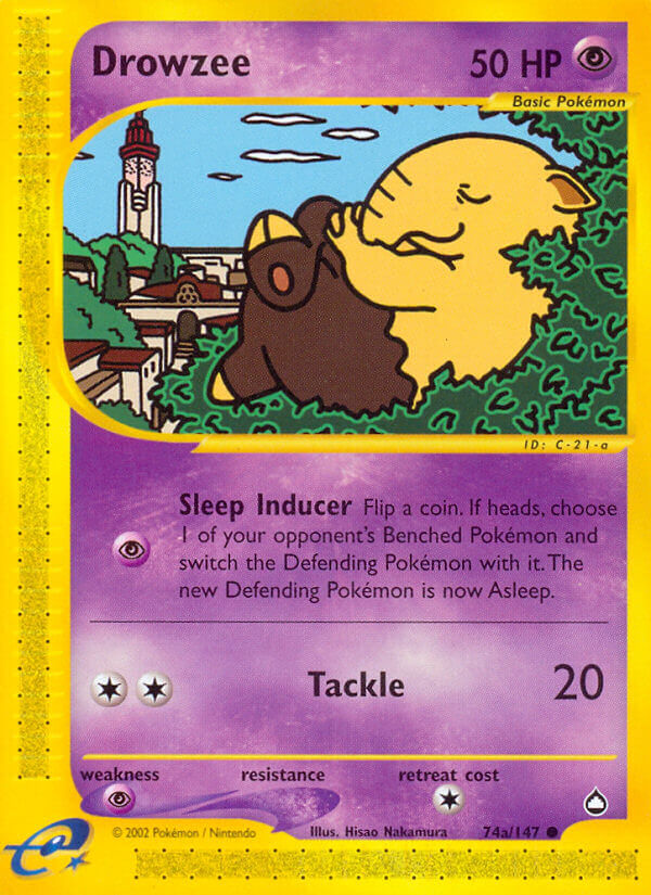 Drowzee Aquapolis SET-74