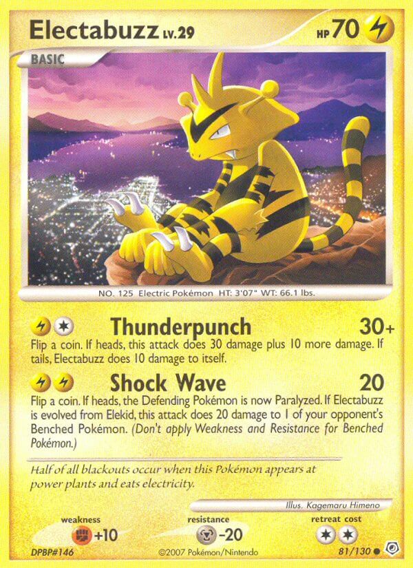 Electabuzz Diamond & Pearl SET-81