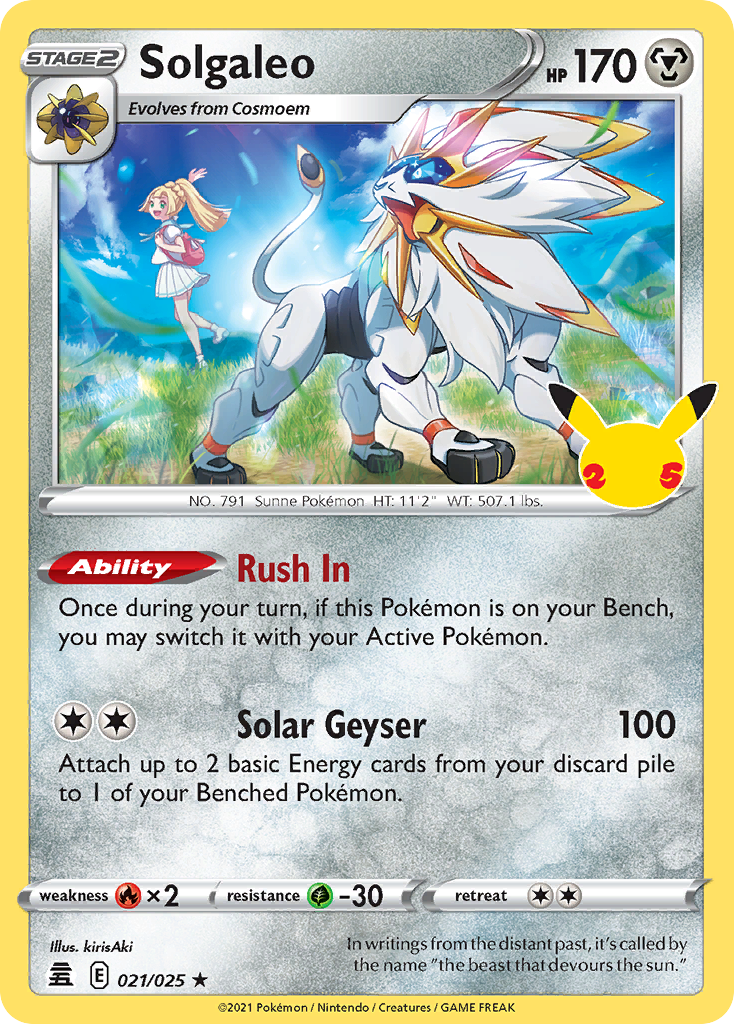 Solgaleo Celebrations SET-021