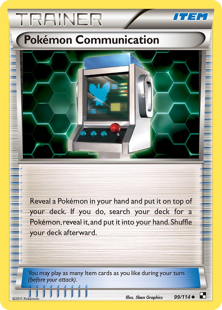 Pokémon Communication Black & White SET-99