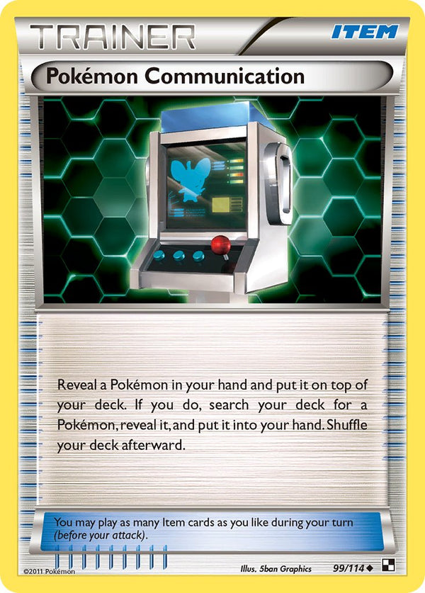 Pokémon Communication Black & White SET-99