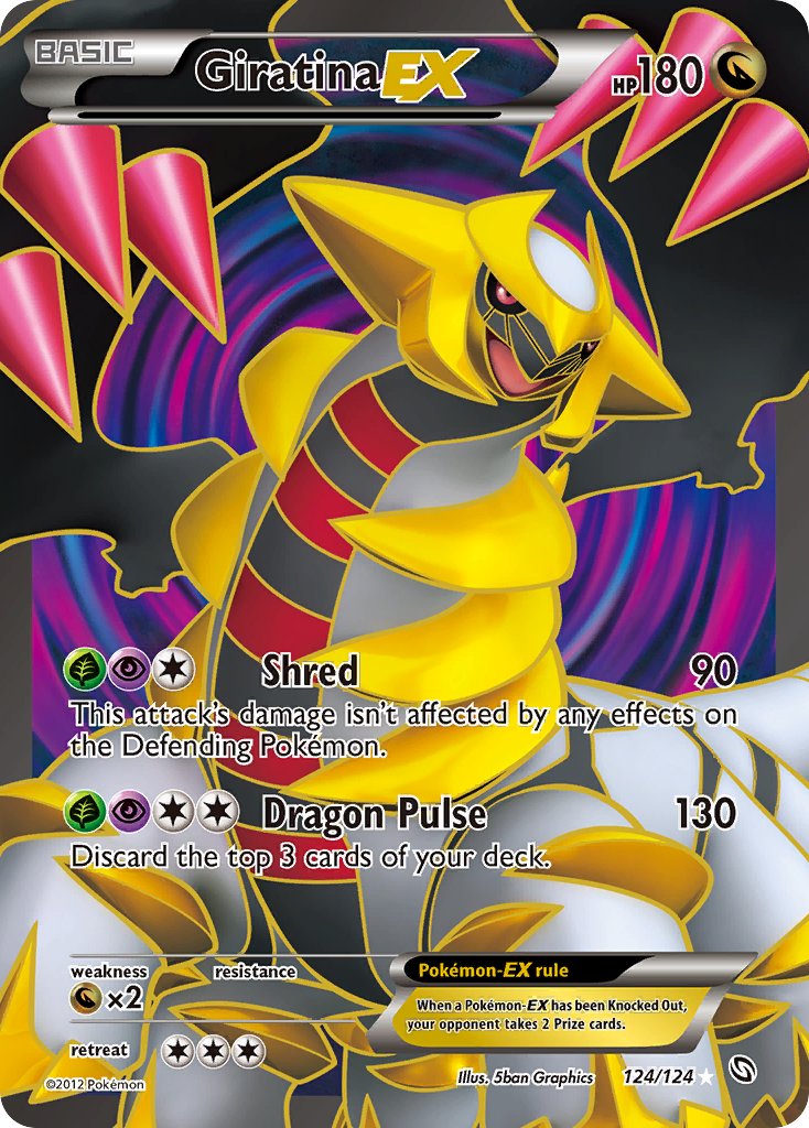 Giratina-EX Dragons Exalted 2012 - #124