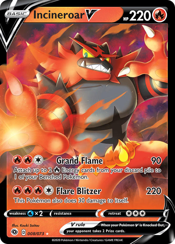 Incineroar V Champion's Path SET-008