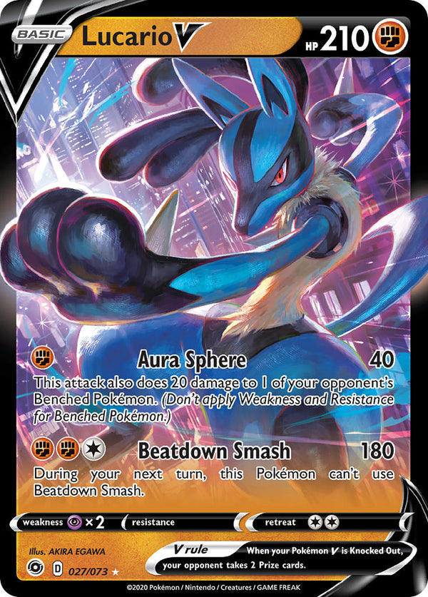 Lucario V Champion's Path SET-027