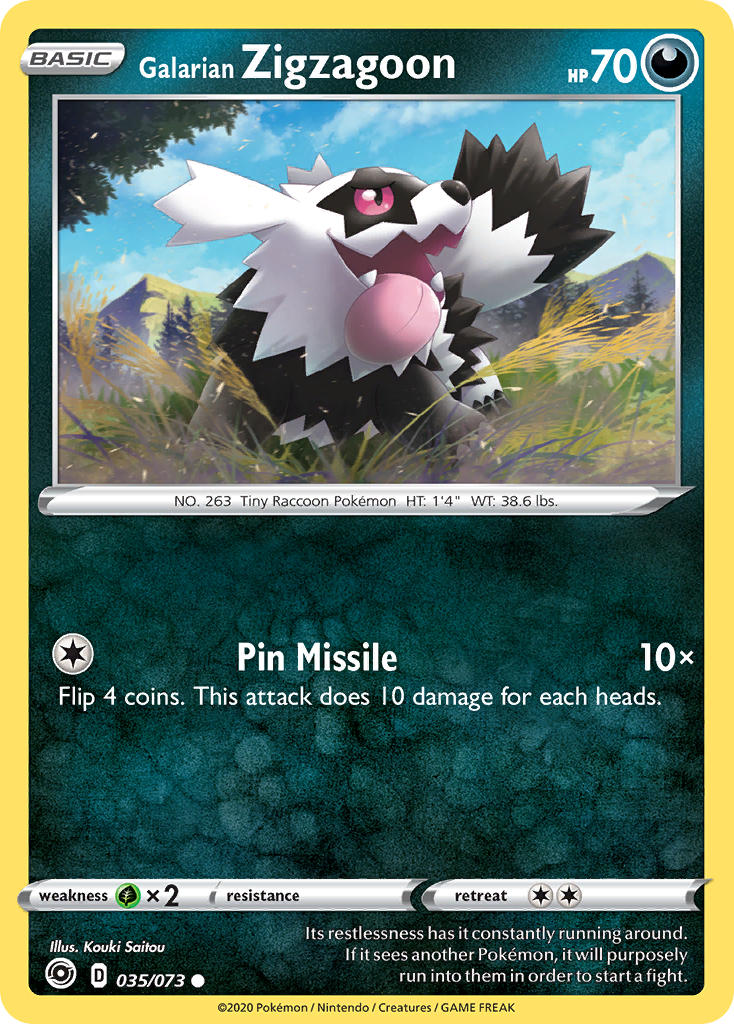 Galarian Zigzagoon Champion's Path SET-035