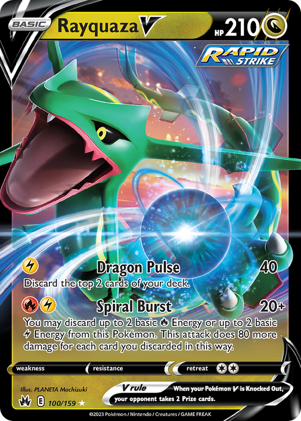 Rayquaza V Crown Zenith SET-100