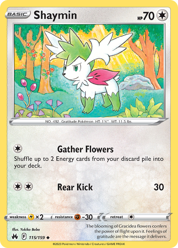 Shaymin Crown Zenith SET-115