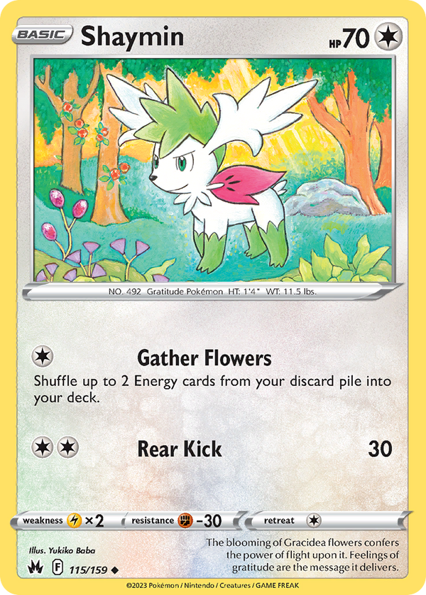 Shaymin Crown Zenith SET-115