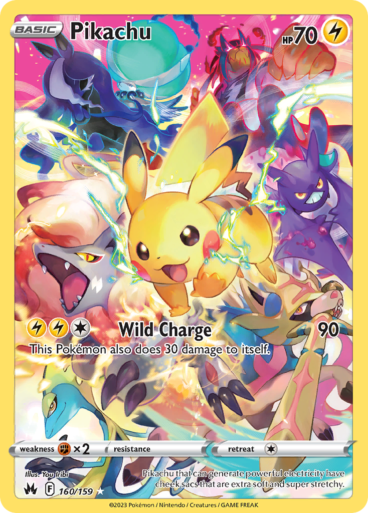 Pikachu Crown Zenith SET-160
