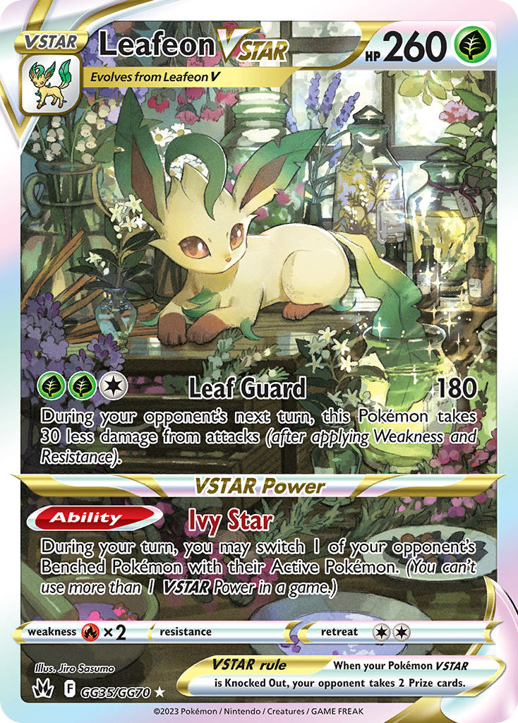 Leafeon VSTAR Crown Zenith SET-GG35