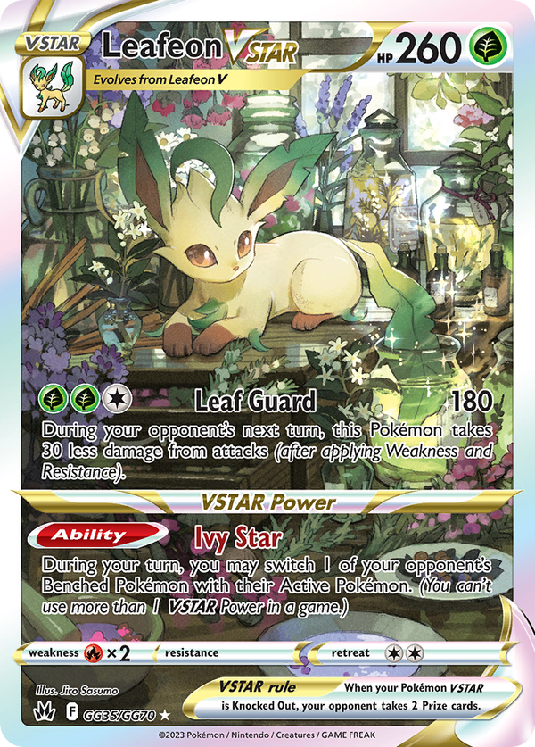 Leafeon VSTAR Crown Zenith SET-GG35