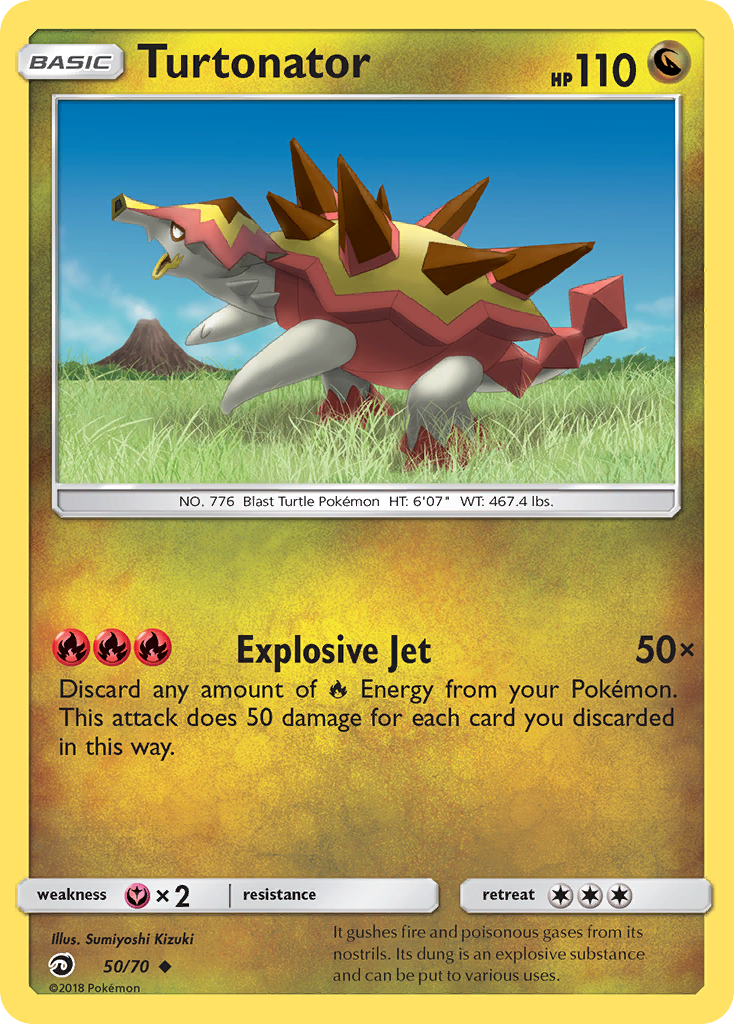 Turtonator Dragon Majesty SET-50