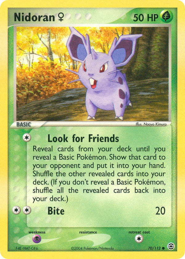 Nidoran Female FireRed & LeafGreen SET-70