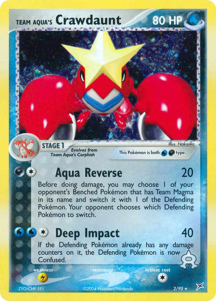 Team Aqua’s Crawdaunt Team Magma vs Team Aqua SET-2