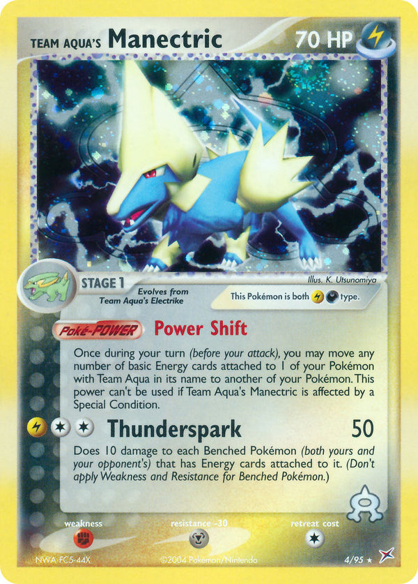 Team Aqua’s Manectric Team Magma vs Team Aqua SET-4