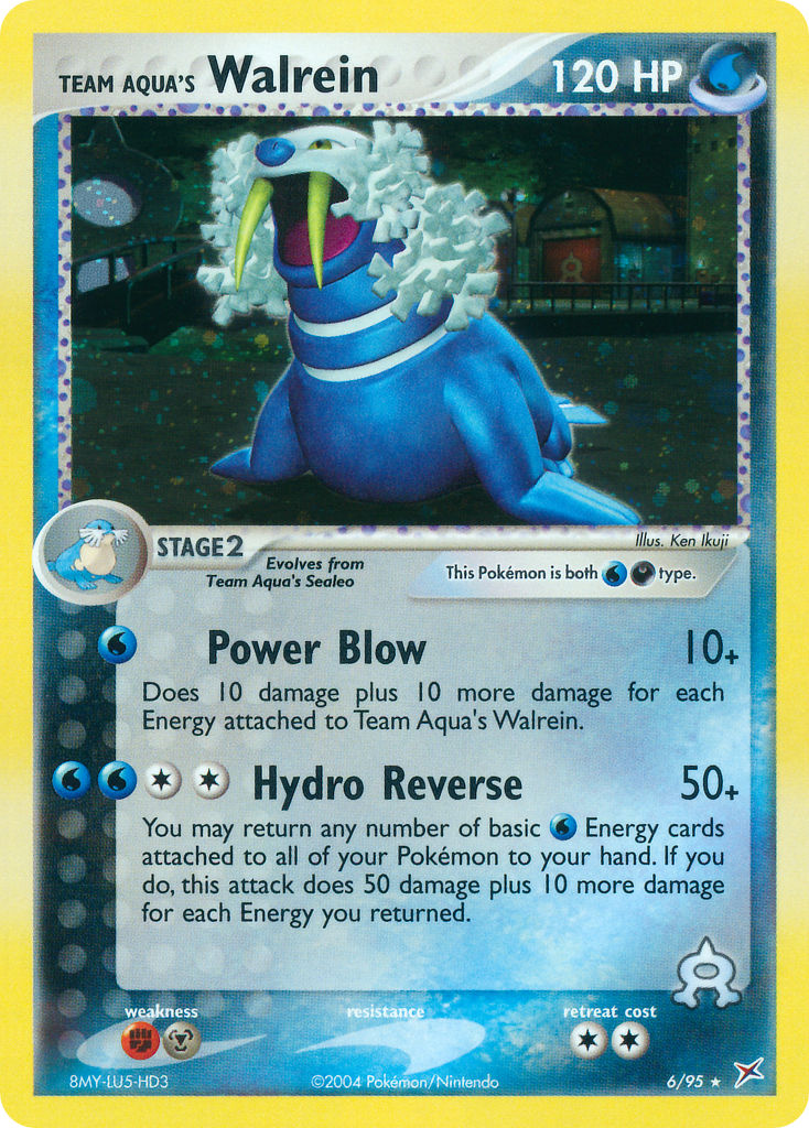 Team Aqua’s Walrein Team Magma vs Team Aqua SET-6