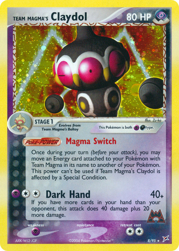Team Magma’s Claydol Team Magma vs Team Aqua SET-8