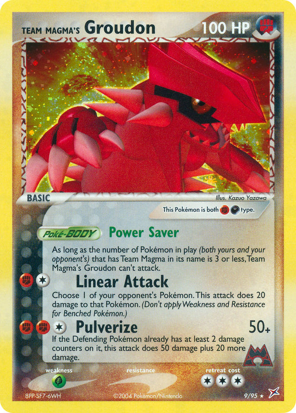 Team Magma’s Groudon Team Magma vs Team Aqua SET-9