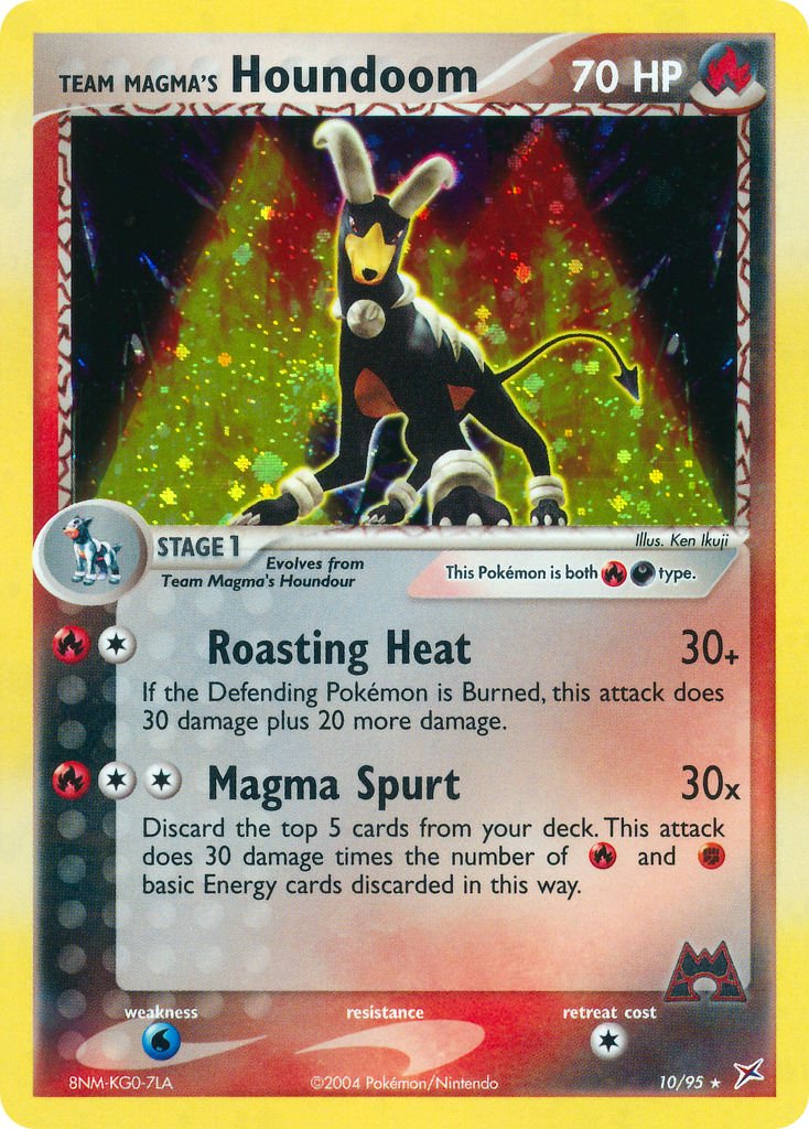 Team Magma’s Houndoom Team Magma vs Team Aqua SET-10