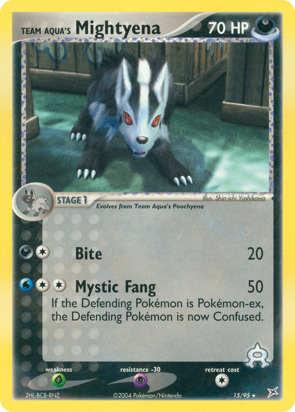 Team Aqua’s Mightyena Team Magma vs Team Aqua SET-15