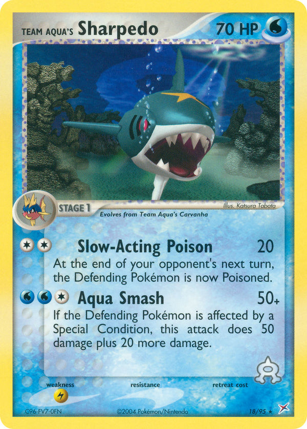 Team Aqua’s Sharpedo Team Magma vs Team Aqua SET-18