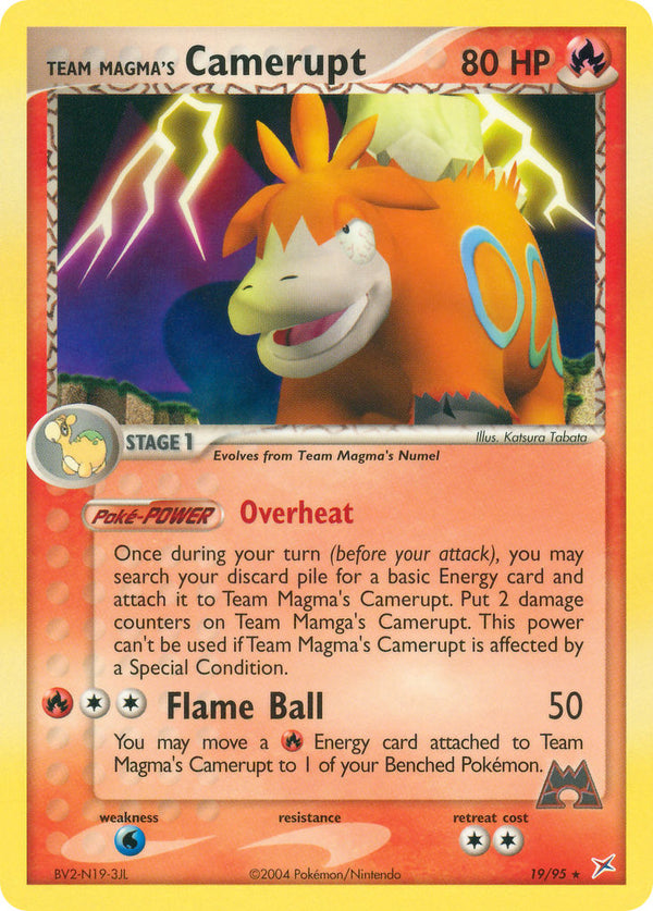 Team Magma’s Camerupt Team Magma vs Team Aqua SET-19