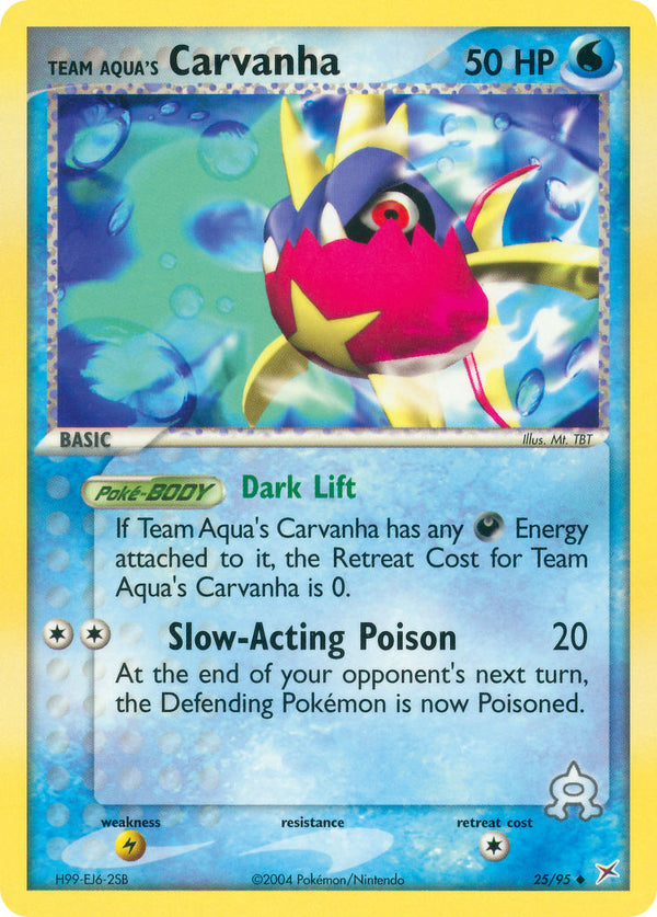 Team Aqua’s Carvanha Team Magma vs Team Aqua SET-25