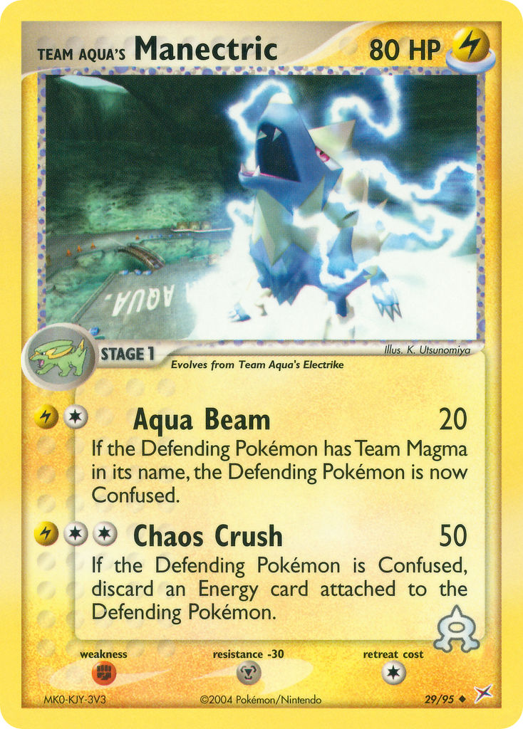 Team Aqua’s Manectric Team Magma vs Team Aqua SET-29