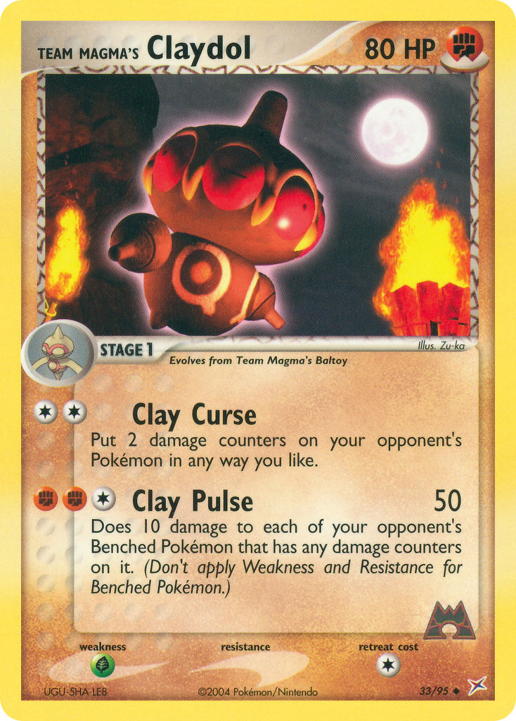 Team Magma’s Claydol Team Magma vs Team Aqua SET-33