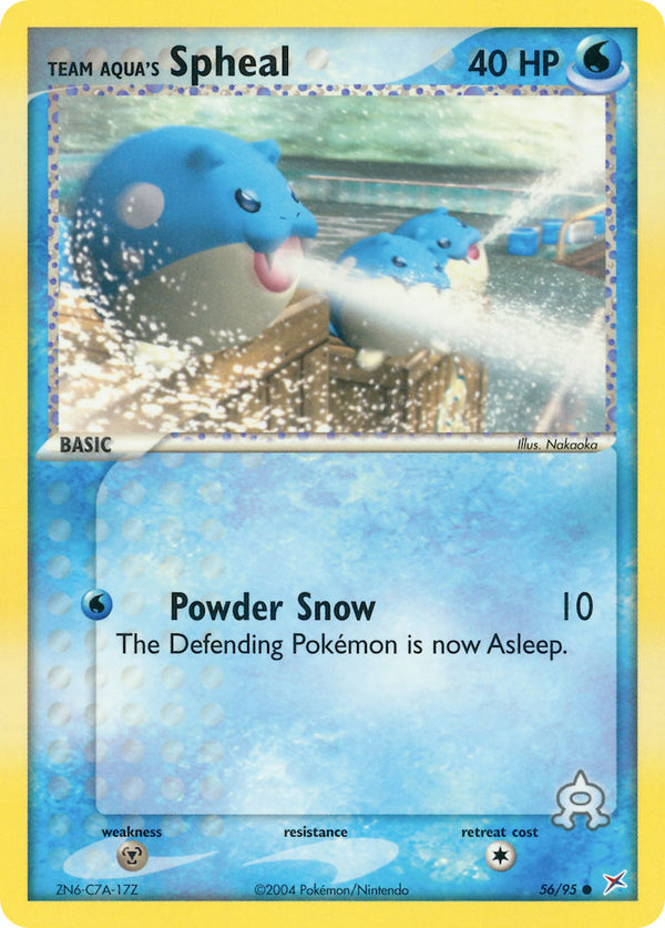 Team Aqua’s Spheal Team Magma vs Team Aqua SET-56