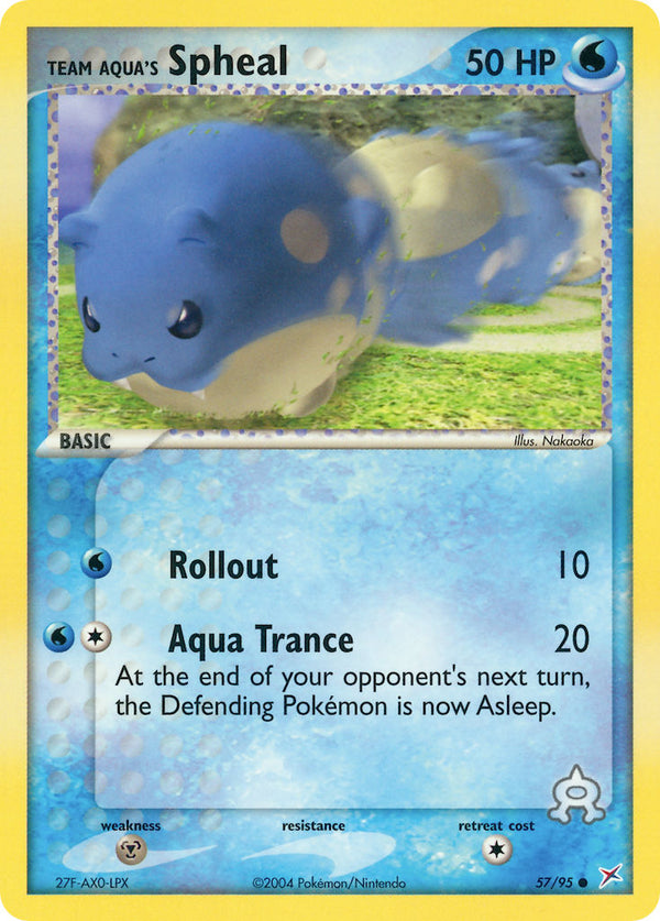 Team Aqua’s Spheal Team Magma vs Team Aqua SET-57