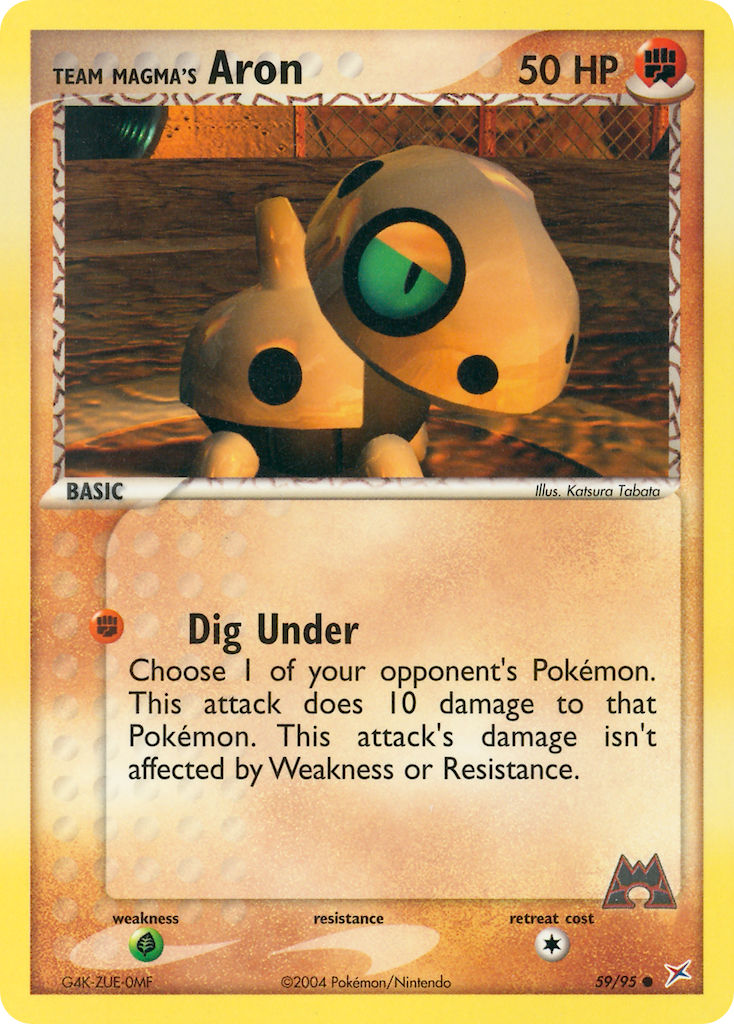 Team Magma’s Aron Team Magma vs Team Aqua SET-59