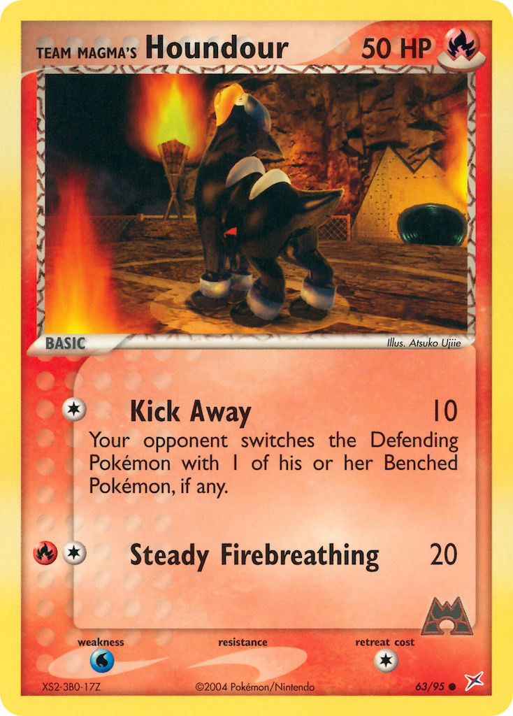 Team Magma’s Houndour Team Magma vs Team Aqua SET-63