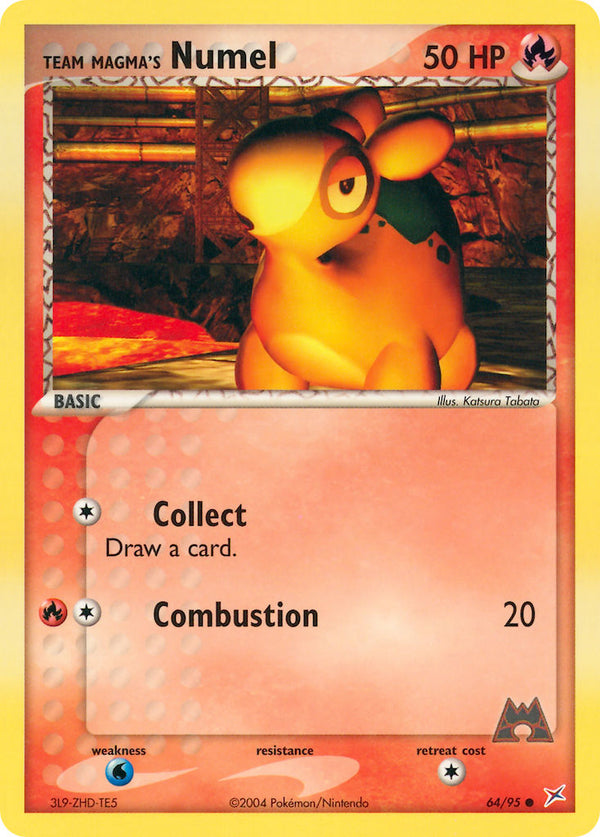 Team Magma’s Numel Team Magma vs Team Aqua SET-64