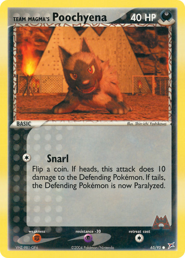 Team Magma’s Poochyena Team Magma vs Team Aqua SET-65