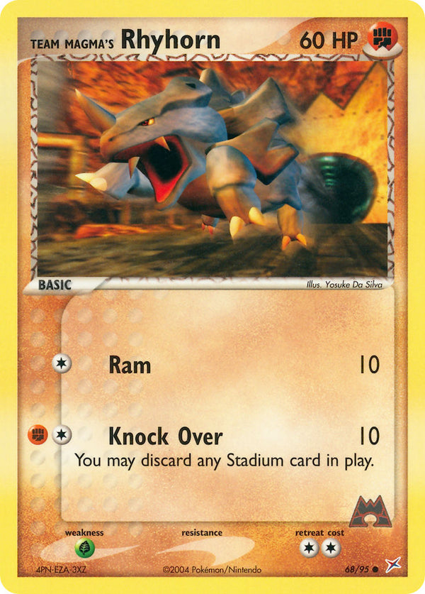 Team Magma’s Rhyhorn Team Magma vs Team Aqua SET-68