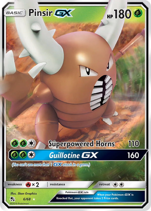 Pinsir-GX Hidden Fates SET-6
