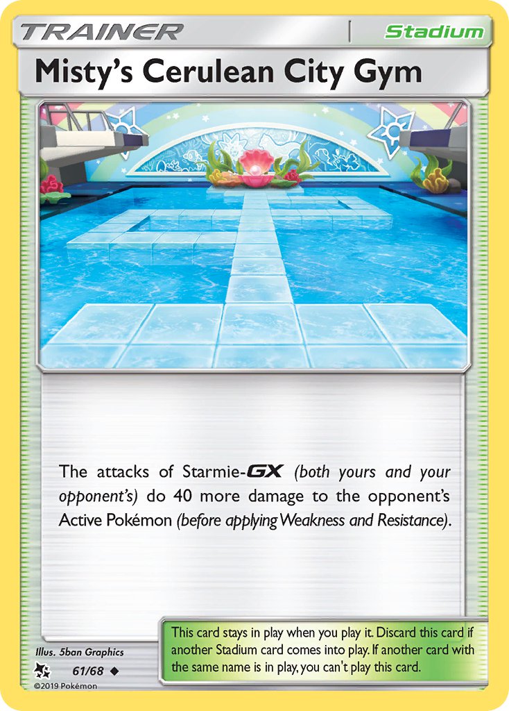 Misty’s Cerulean City Gym Hidden Fates SET-61