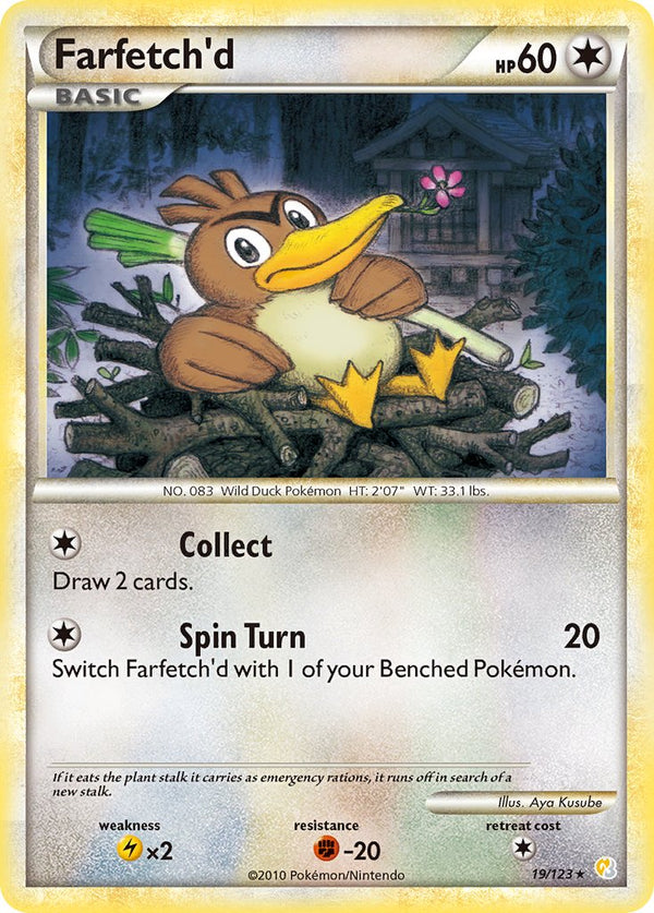 Farfetch’d HeartGold & SoulSilver SET-19